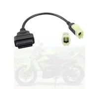 VelvetunVillay OBD2 Diagnostic Cable Fit for Kawasaki Motorcycle, 4 Pin to 16Pin OBD2 Adapter Fit for Z250 Z650 Z1000 ER6N EX650F Ninja400