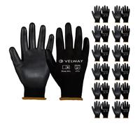 Velway 12 Pairs Safety Work Gloves - Firm Grip Non