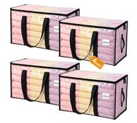 Velway Moving Bags and Storage Bags, 95L, Clear, 4 Pack