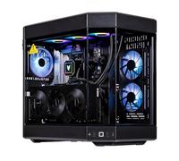 Velztorm Black Praetix 3D Gaming Desktop PC (AMD Ryzen 7 9800X3D, GeForce RTX 5090, 32GB DDR5, 2TB PCIe SSD, RGB Fans, 360mm AIO, 1000W PSU, WiFi 7, Bluetooth 5.4, RJ-45, HDMI, Win 11 Home)