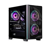 Velztorm Mini Pilum Custom Built Gaming Desktop PC (AMD Ryzen 7 5700X, GeForce RTX 5060, 16GB DDR4, 1TB PCIe SSD, 120mm AIO, 750W PSU, WiFi 4, RJ-45, HDMI, Win 11 Pro)