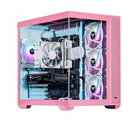 Velztorm Pink Fultix Gaming Desktop PC (AMD Ryzen 5-5500, AMD Radeon RX 9060 XT, 16GB DDR4, 1TB PCIe SSD, RGB Fans, 750W PSU, WiFi 5, Bluetooth 5.0, RJ-45, 1 Display Port, HDMI, Win 11 Pro)