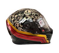 Simpson Venom Tattoo, full face helmet XXL Black/Gold/Red/Grey