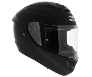 Vemar Hurricane H0S Solid Matt Black - Size XL - Racing Motorcycle Helmet