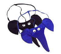 VemeFufu 2 PCS Men's Thongs G Strings Mankini for Men Lingerie Briefs Triangle Long U Bulge Pouch Elephant Trunk Low Waist Jockstrap Tanga Underwear