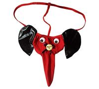 VemeFufu Christmas Xmas Mankini String for Men Sexy Funny UK Hot Thong Elephant Small Bell Costume for Men Joke Novelty Gift Birthday