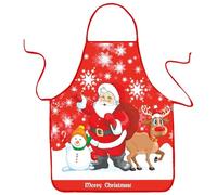 VemeFufu Funny Christmas Kitchen Aprons for Women Men Sexy Cooking Chef Aprons Waterproof BBQ Novelty Aprons Cute Adults Xmas Party Aprons Gift for Bakers Wife Husband Family Party Costume 1 Pack C3