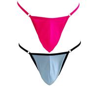 VemeFufu String Mankini Thong for Men UK Hot Funny Swimming Men's Mankini Swimsuit Briefs Costume Underwear for Birthday Christmas Xmas Party Joke Secret Gift