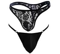 VemeFufu String Mankini Thong for men UK Hot Funny Swimming Men's Thong Briefs Mankini Swimsuit costume underwear Dress Up Funny Style for Birthday Christmas Xmas Party Joke Secret Gift