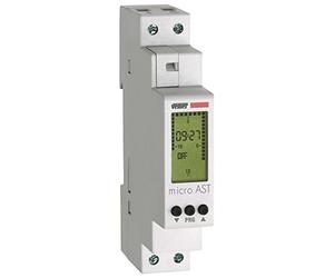VEMER VE762300 model MICRO AST Astronomical twilight switch. DIN rail mounting, 230Vac. Color grey