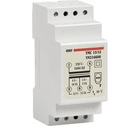 VEMER VN316600 model TMC 15/12 DIN-rail mounting safety transformer for continuous service 230V/4-8-12V. Color Grey