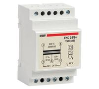 VEMER VN318200 model TMC 24/24 DIN-rail mounting safety transformer for continuous service 230V/12-24V. Color Grey
