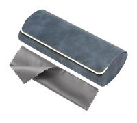 Vemiss Hard Shell Eyeglass Cases, Lightweight Portable Glasses Case for Women Men, Q-grey, Medium