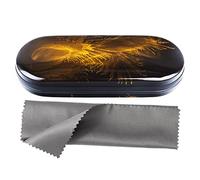 Vemiss Hard Shell Eyeglasses Case Lightweight Portable Case for Women,Men, A-yellow, Medium