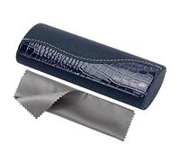 Vemiss Hard Shell Eyeglasses Case Lightweight Portable Case for Women,Men, P-dark Blue, Medium