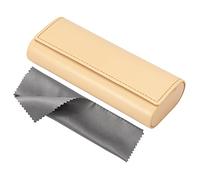Vemiss Hard Shell Eyeglasses Case Lightweight Portable Case for Women,Men, Z-beige, Medium