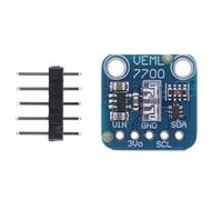 VEML7700 Environmental Light Sensor,DC 3.3V Light Sensor Module 0~120k Lux Lights Measuring Range 0.0036 Lx/ct Resolution With XH2.54-5P Male Pin