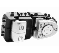 VEMO V30-73-0245 Window Regulator Switch Front LH 3 Pins Chrome Black Electric