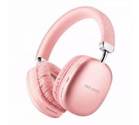 VEN-DENS ANC Wireless Headphones, Bluetooth Over-Ear Headset | with Active Noise Cancelling, Deep Bass Stereo Sound, 40H Playtime, Foldable for Travel, Work & Gaming - VD-HP014 (Pink)