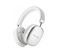 VEN-DENS ANC Wireless Headphones, Bluetooth Over-Ear Headset with Active Noise Cancelling, Deep Bass Stereo Sound, 40H Playtime, Foldable Headphones for Travel, Work & Gaming - VD-HP014 (SILVER)