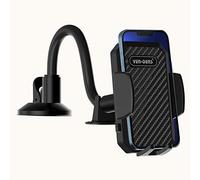 VEN-DENS Car Phone Holder for Windshield/Dashboard, Phone Mount for Truck, Car, Gooseneck Long Arm Sturdy Phone Mount with One Hand Operation for Samsung/iPhone/Huawei/Motorola/Nokia/OnePlus and more