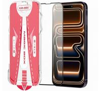 VEN-DENS iPhone 17 Pro Max Screen Protector, Black Edge Full Coverage Tempered Glass Film, Easy Installation, HD Clear, Case-Friendly, 9H Hardness, 1 Pack