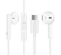 VEN-DENS Moto Razr 50 Ultra / 50 USB C Earphones Headphones In Ear Type C Earphones with Mic & Volume Control Hi-Fi Stereo Wired Earbuds Deep Bass Lightweight For Motorola Razr 50 Ultra / 50