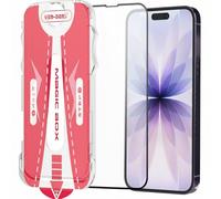 VEN-DENS Screen Protector for iPhone 17 Full Coverage Edge to Edge Black Edge Tempered Glass Film with Easy Installation Tool Case-Friendly HD Clear Screen Guard For iPhone 17 Models