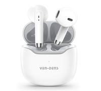 VEN-DENS Wireless Earbuds For iPhone 17e/17/17 Pro Max/iPhone Air/16e/16 Plus/16 Pro Max/15 Plus/15 14/12 Mini Bluetooth 5.4 Headphones Earphones Touch Control, TWS Stereo With Deep Bass (White)