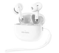 VEN-DENS Wireless Earbuds For Xiaomi Redmi Note 15 / Note 15 Pro/Note 15 Pro+ Bluetooth 5.4 Noise Cancelling, Touch Control, LED Display, Mic, USB-C Charging (WHITE)