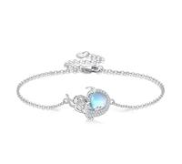 VENACOLY Mermaid Bracelet 925 Moonstone Mermaid Bracelet Mermaid Jewellery for Women