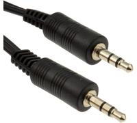 Venadapt 1.5m 3.5mm to 3.5mm Aux Cable Audio Lead Stereo Headphone Mini Jack Male to Male Auxiliary Cord Compatible with Car Audio, TV, PC, Tablet, Laptop, MP3, Speaker (Black Nickel Connectors, 5ft.)