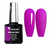 Venalisa 7.5ml Neon Dark Purple Violet Jade Color Nail Gel Polish For Nail Art Manicure Top Coat Soak Off Enamel UV Gel Varnish