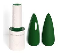 Venalisa Gel Nail Polish Dark Green 10ml Stylish Round Bottle with Top Label Showing Color and Number UV Gel Polish for Stunning Nail Art Design 5053