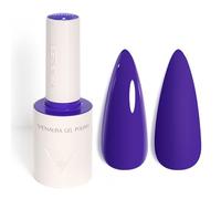 Venalisa Gel Nail Polish Purple 10ml Stylish Round Bottle with Top Label Showing Color and Number UV Gel Polish for Stunning Nail Art Design 5050