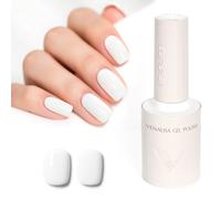 Venalisa Gel Nail Polish White 10ml Stylish Round Bottle with Top Label Showing Color and Number UV Gel Polish for Stunning Nail Art Design 5056