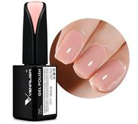 VENALISA peach pink Nude Gel Nail Polish Neutral Color Soak Off UV LED French Nail Design Nail Gel Polish Transparent White Nail Art 15ml