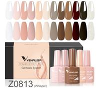 Venalisa TPO Free Earth Brown Autumn Color Collection Nail Gel Polish Soak Off UV LED Gel Varnish Gorgeous Gel Nail Manicure 34