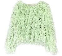 VENASSA Women's Jacket Fluffy Faux Fur Outwear Coat Outdoor Jacket Long Sleeve Warm Winter