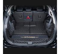 VENBER Car Boot Liner,for Mitsubishi Outlander 2022-2024 Seven-seater,Liner Full Coverage(Boot Liner+Backrest Mat+Both Sides Panel) Anti-Slip Interior Accessories.,C