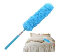 VENCENTE Ceiling Duster with Extension Pole - Reusable Fiber Dusting Brush,Cobweb Duster with Telescoping Pole, Retractable Dust Brush Cleaner, Spider Web Brush & Ceiling Duster for Ceiling Fan, Furni