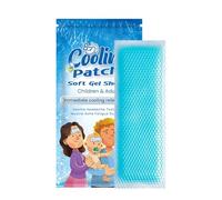 VENCENTE Cooling Patches,Rapid Heat Absorption, 5 Sheets Fever Cooling Patch | Portable Health Care Forehead Cool Pads for Home School Travel(162/200)