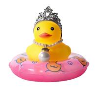 VENCENTE Duck Car Dashboard Decorations Rubber Duck, Yellow Squeeze Ducks Toys Car Ornaments Car Dashboard Decoration Accessories For Christmas Decor And Home