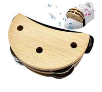VENCENTE Foot Tambourines for Adults, Portable Foot Tambourine Percussion, Foot Drum Set with Elastic Strap, Musical Instrument, Foot Percussion Shakers for Extra Rhythms Sounds