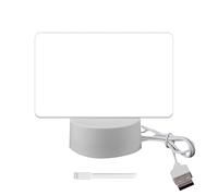 VENCENTE LED Message Board | LED Note Board Desktop Note Board,LED Letter Message Board, Night Light Acrylic Memo Board with, Soft Light Desk Lamp for Offices, Home