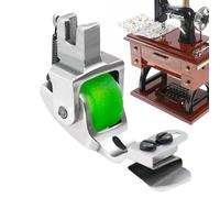 VENCENTE Roller Hemmer Presser Foot - Adjustable Rolled Hemming Presser Foot - Home Supplies Parts for Stretch Fabrics Knits Leather Embroidery Gathering Woven Craft Accessories Home