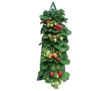 VENCENTE Strawberry Planter Bags, Hanging Strawberry Grow Bags, Breathable Non-woven Strawberry Growing Bag Planting Pots For Plants Herbses Flowers
