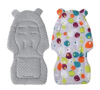 VENCENTE Stroller Seat Liner | Reversible Baby Carriage Cushion Stroller Seat Liners | Baby Stroller Cotton Pad for Pushchair Car Seat Stroller, Support Baby's Head, Back and HIPS