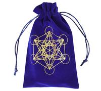 VENCENTE Velvet Tarot Bag, Tarot Card Storage Bag & Dice Bag, Drawstring Storage Pouch for Playing Cards Rider Waite Tarot Deck Oracle Cards Jewelry Coinses Accessory Travel Giftses Bag