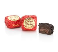 Venchi - Chocoviar Crème Brulée, 1 kg - Extra Dark Chocolates with a Liquid Caramel Heart - Gluten Free